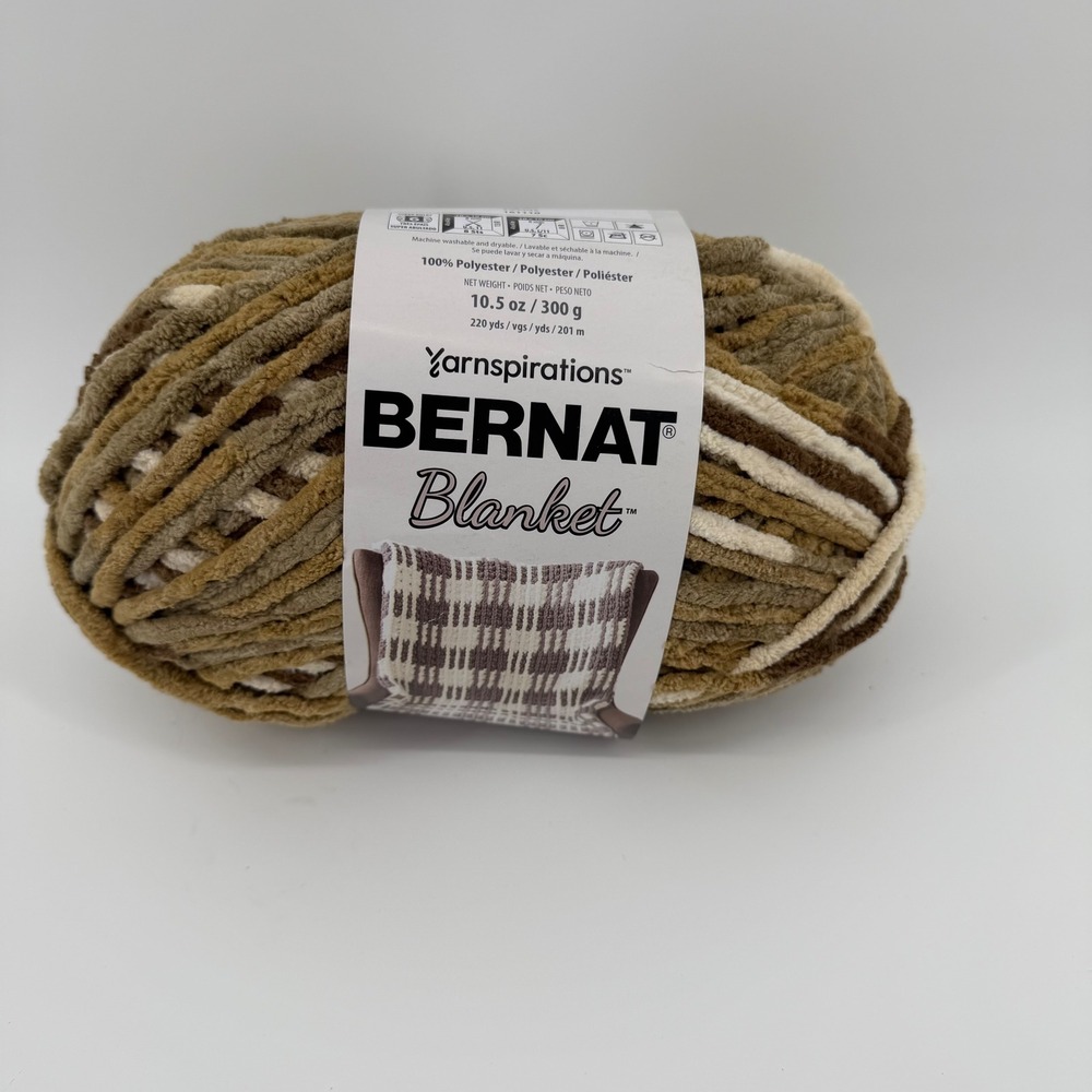 Bernat Blanket Yarn Sonoma Stripes‎ Super Bulky 10.5 oz 300g Polyester